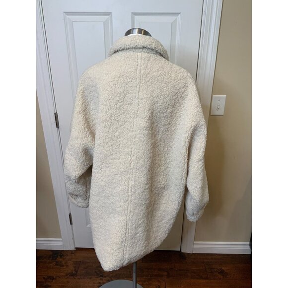 A.L.C. Cambrie Faux Shearling Shirt Sherpa Jacket SIze Large Women’s NWT $495 - Picture 6 of 7